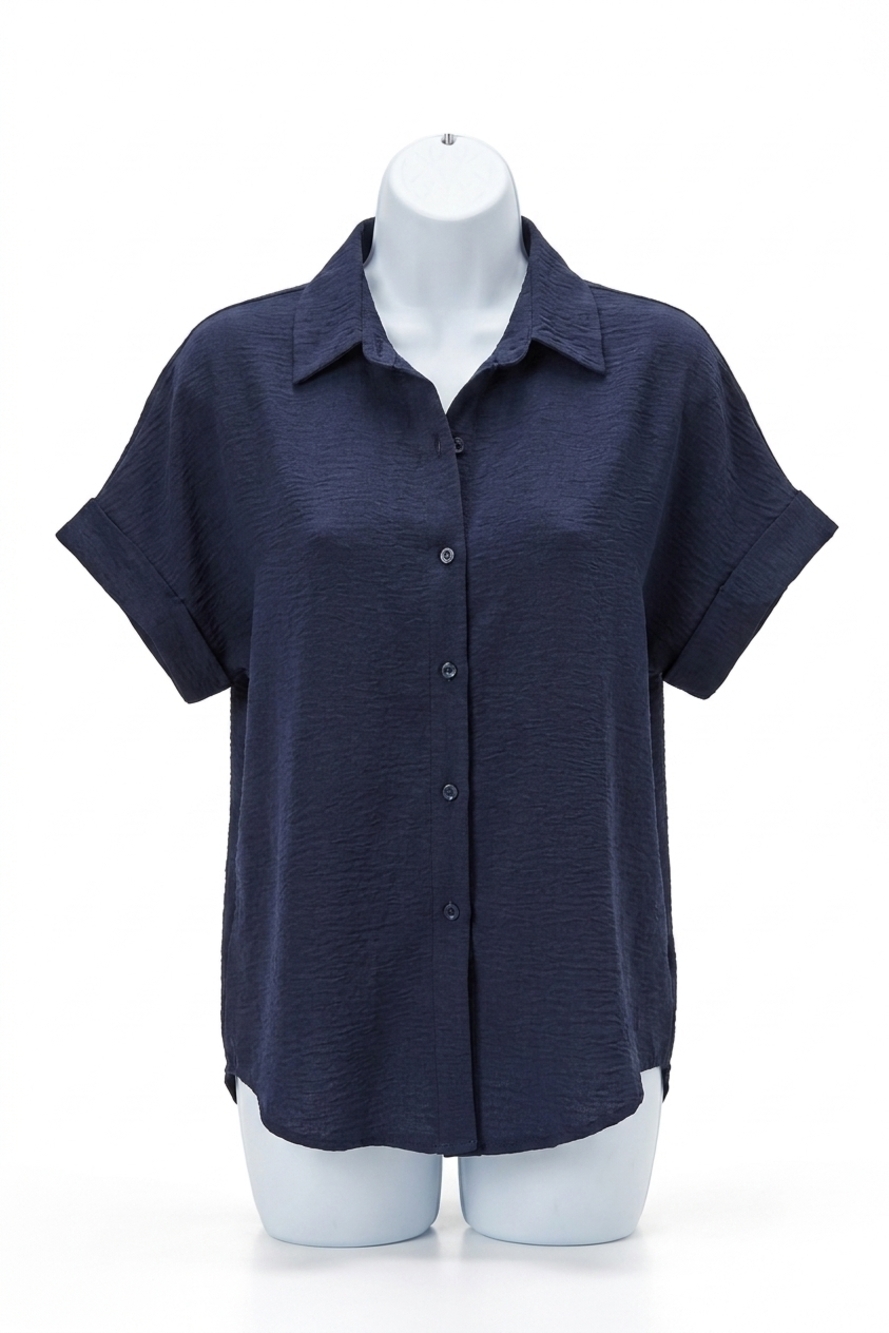 NEW TRIBAL airflow relaxed dolman button-down shirt in nautical